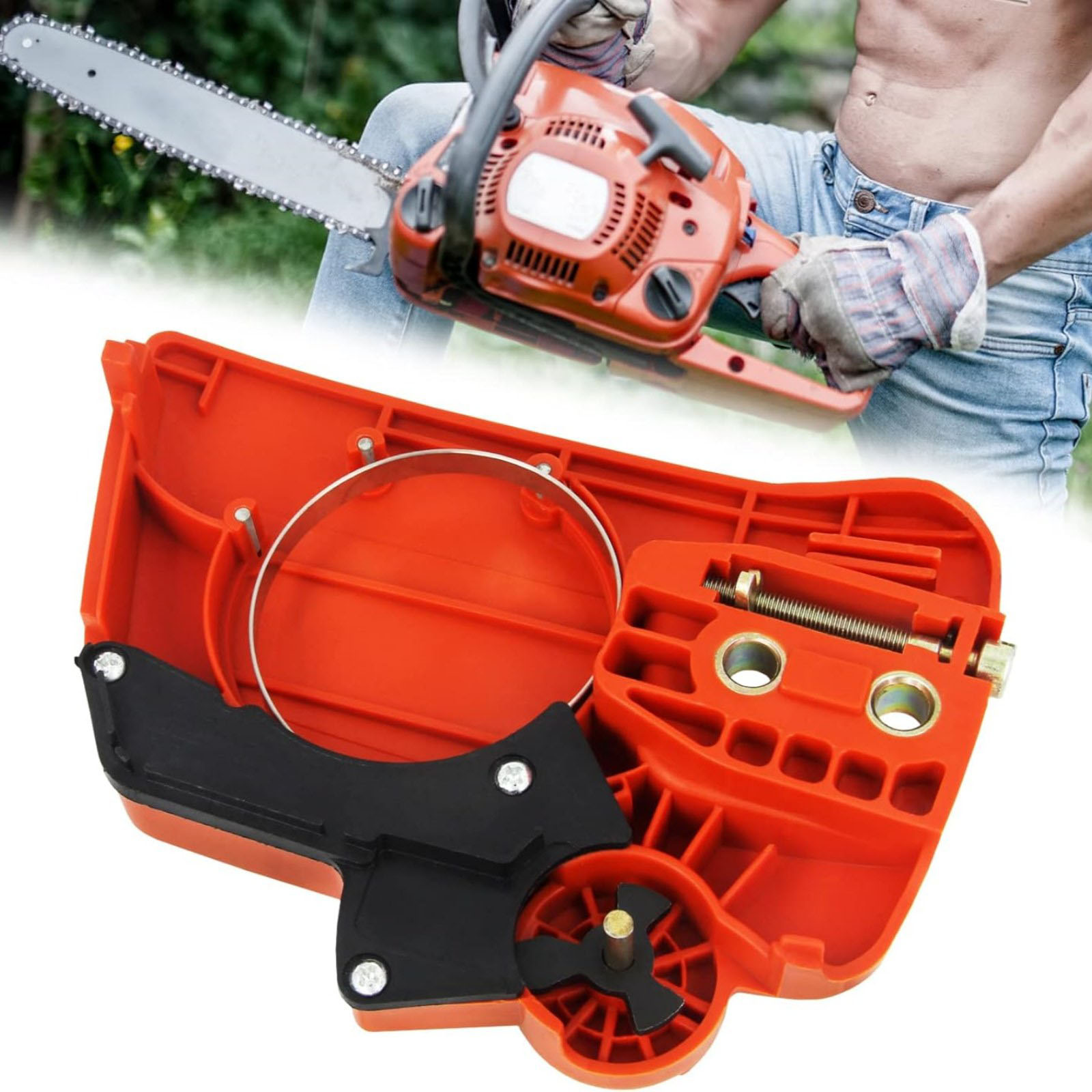 Husqvarna Chainsaw 120 Mark Ii - 525628901 Pokrywa sprzęgła i hamulca łańcucha