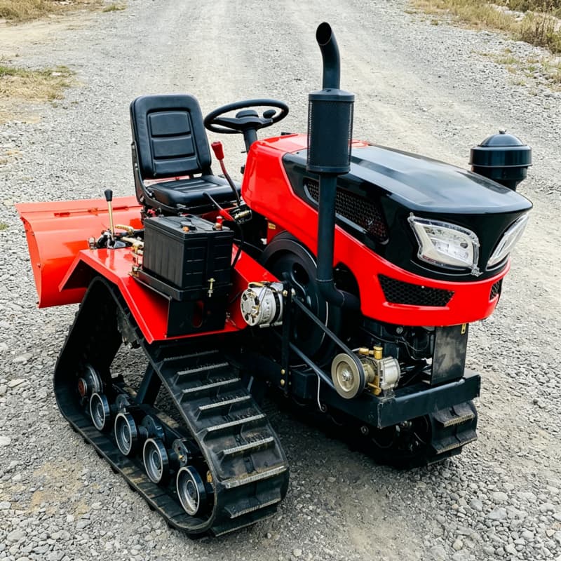 Farming Equipment For Agriculture - Dostosowywany, popularny mini traktor gąsienicowy z