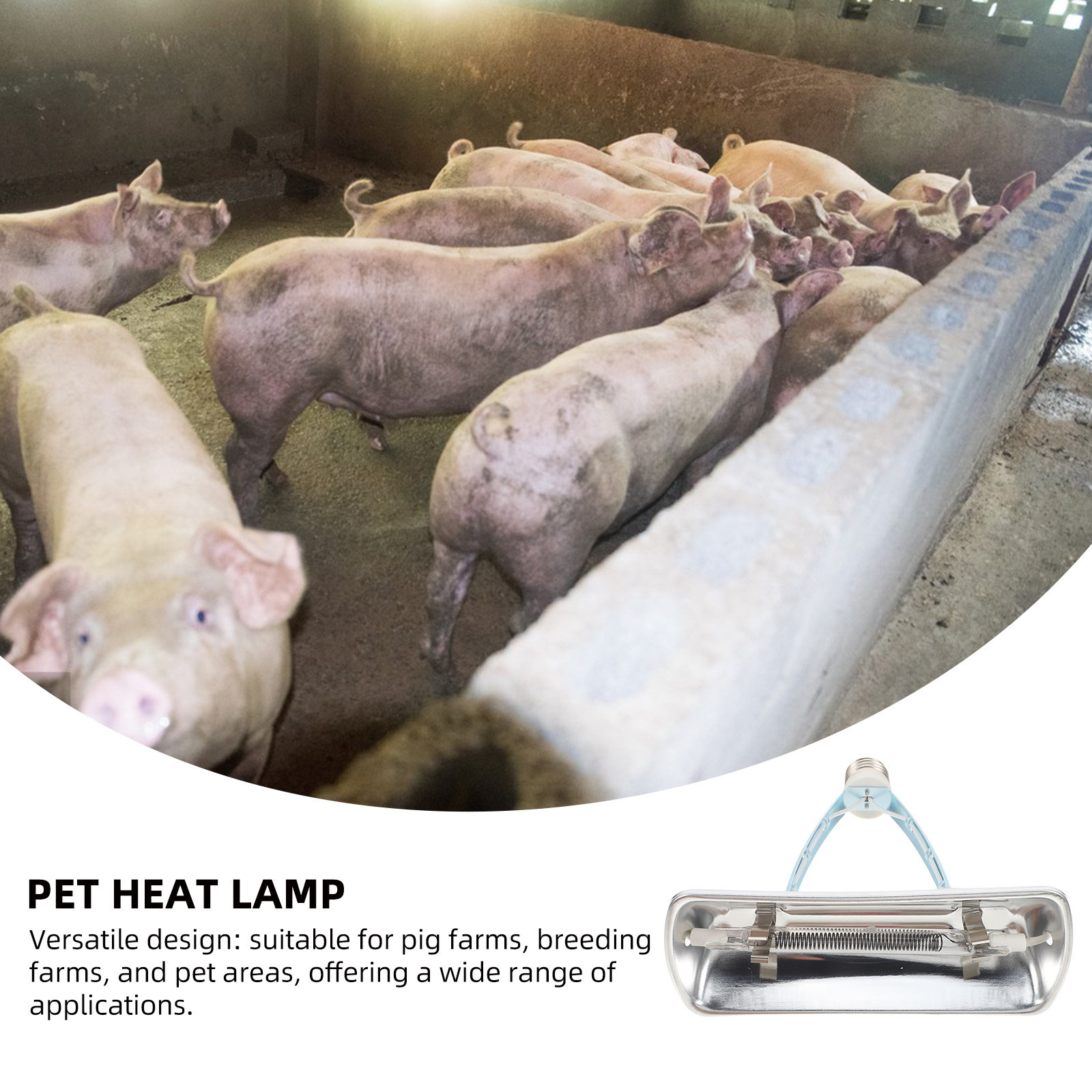 Lampa do ochrony trzody chlewn – Farming & Agriculture Word Stacks recenzja i cena